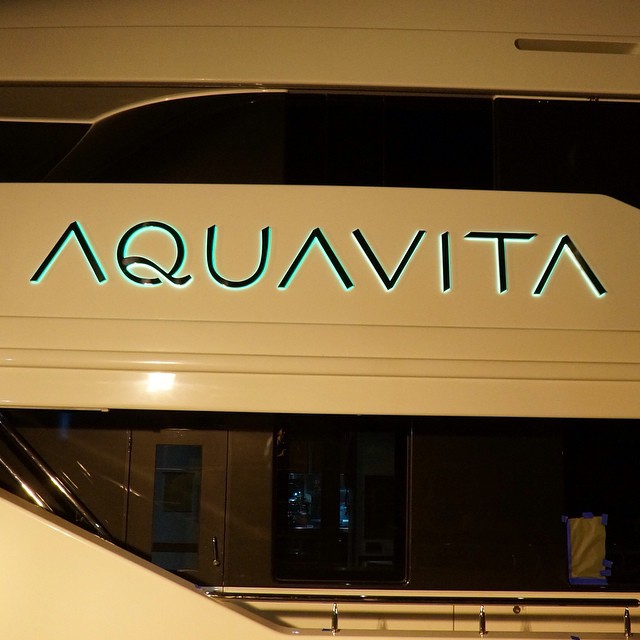 Aquavita Illuminated Yacht