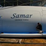 Huge Boat Named Samar